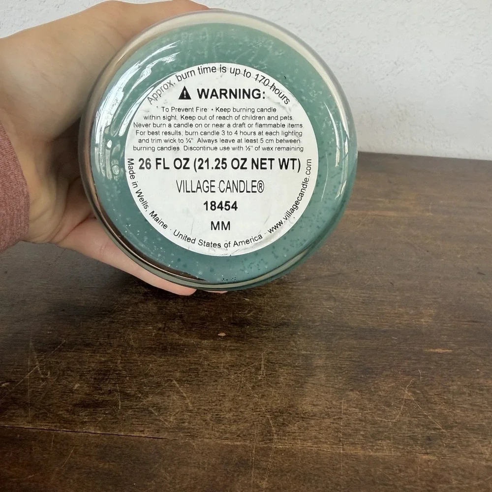 Village Candle‎ Peace of Mind Large 26oz Limited Edition Jar Candle New
